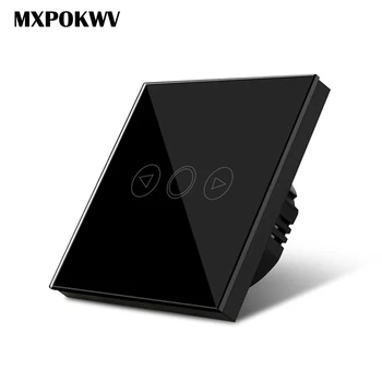 

EU/UK Standard Touch Dimmer Switch Waterproof Crystal Touch Glass Pane Wall Switch RF LED Dimmer Switch Smart Automation Module