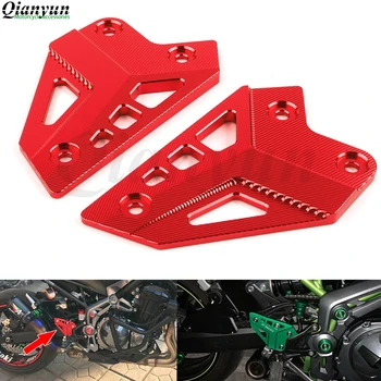 

Motorcycle CNC Footrest Pedal Cover foot pegs Heel Plates Guard Protector For Kawasaki Z900 2017 17 Z 900 Moto Accessory