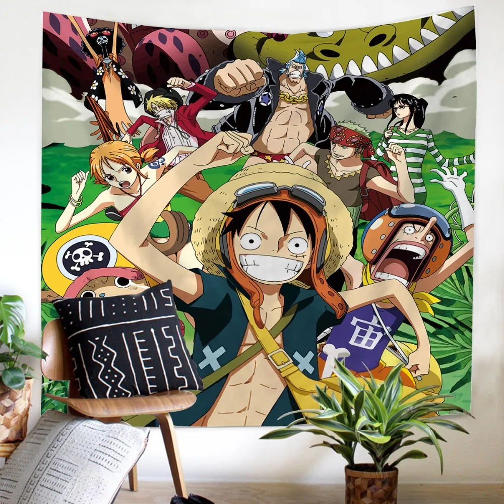 3d One Piece การ ต น Tapestry ค ณภาพด แฟช น Arras สบายตกแต งบ านแขวนผน งการ ต นต วอ กษร Tapestry Tapestry Aliexpress