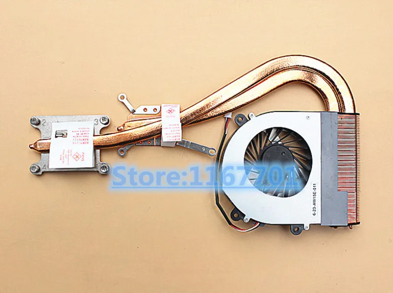 New ORG Laptop/Notebook CPU cooling Radiator heatsink&ampFan for Hasee K350C K350S K360E I7 D1 W350STQ W350ST W350ET 6-31-W230N-102 |