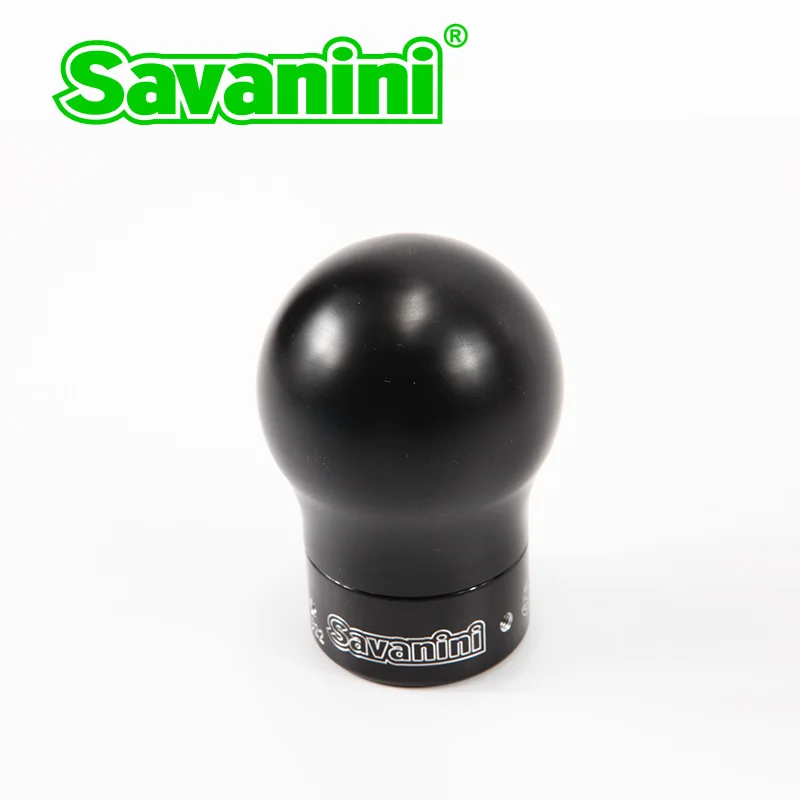 Savanini автомобильный высококачественный алюминиевый сплав ручка переключения передач с UPE для Honda Fit GK5/Civic/City MT автомобили крутой стиль - Название цвета: black ball and black