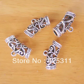 

free shipping 20PCS 9*24MM Vintage Silver Alloy Pendant Connectors Jewelry Accessories Findings Fittings
