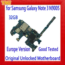 Европейская версия для samsung Galaxy Note 3 N9005 материнская плата с чипами, оригинальная разблокированная материнская плата для Note 3 N9005