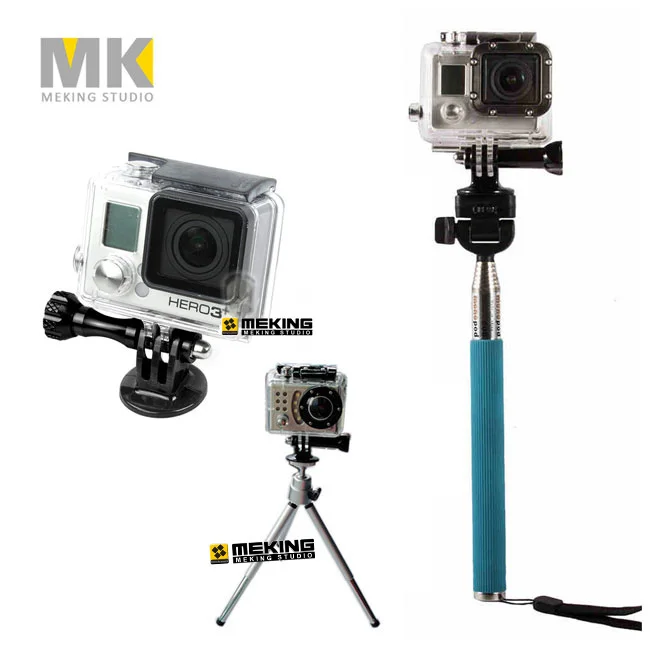Быстросъемная шаровая Головка Горячий башмак Штатив для GoPro селфи палка адаптер