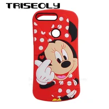 TRISEOLY для Huawei Y7 Prime 2018 чехол 3D мультфильм мышь силиконовый 2018/Y7 Pro