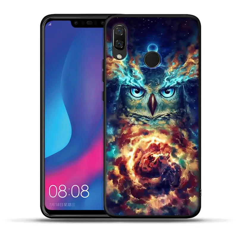 Крутой черный чехол ТПУ для huawei Honor 20 Pro 10 9 9i 8 Lite 8X 8C 7A 7X V20 View 20 чехол Etui