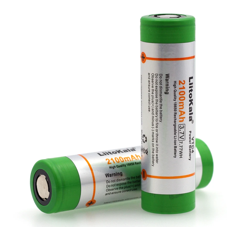 

Liitokala New Original US18650 for VTC4 2100mAh 18650 3.6V lithium battery type 2 electric vehicle charging electronic ciga