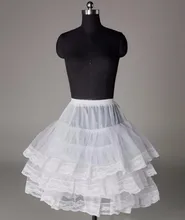 New 3 Layers Petticoat for Litter Girls White Tulle Crinoline Girls Petticoat Black Children Underskirt Cheap Bridal Petticoats