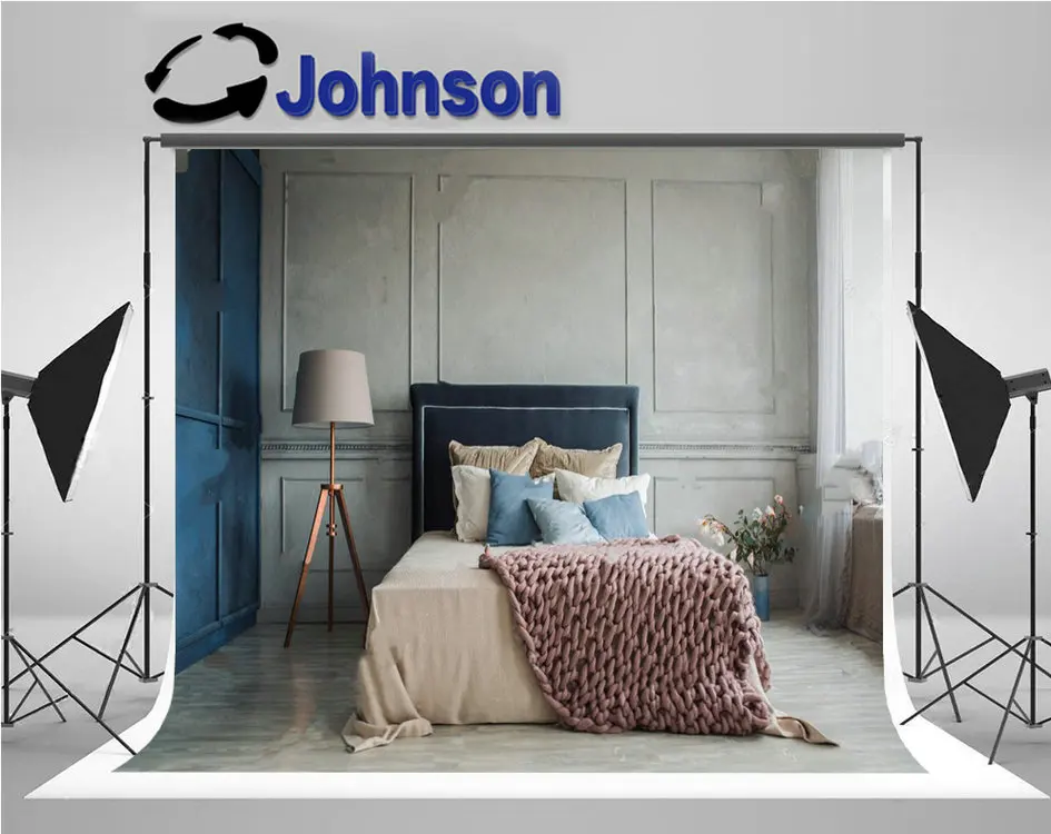 bedroom Cozy Modern Craft Floor Lamp photo studio background High quality Computer print wall backdrops | Электроника