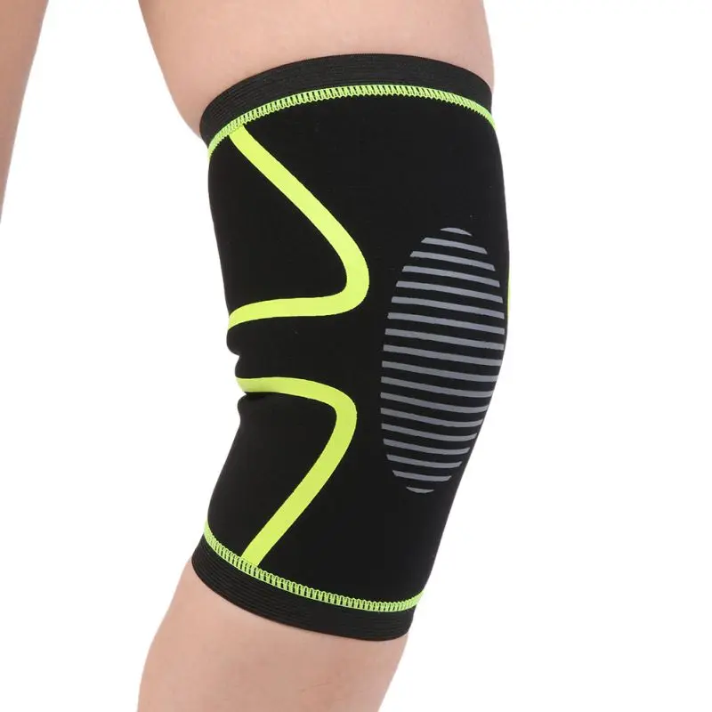 AOLIKES 1PCS New Adjust Bamboo Charcoal Elastic Knee Support Knee Pads Brace Kneepad Volleyball Basketball Safety Guard Str