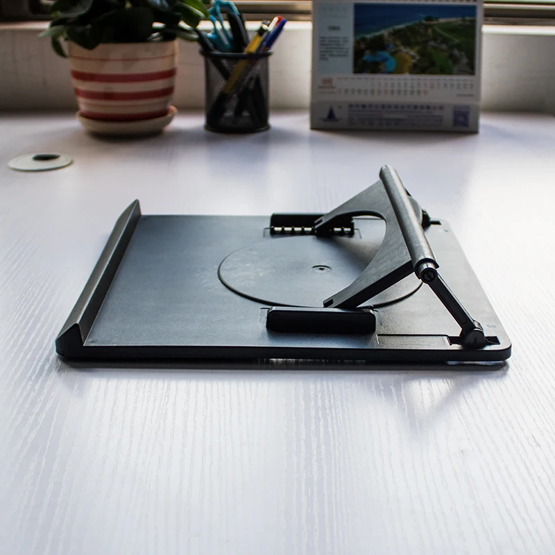 

Laptop Stand Copy Table A4 A3 Notebook Tray Cooling Holder Adjustable 360 degree Rotation Foldable Swivel Base
