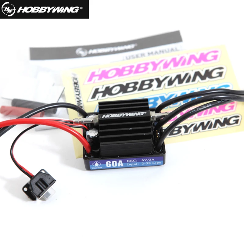 Hobbywing SeaKing 30A/60A/120A/180A V3 бесщеточный ESC RC мотор ESC 6 V/1A/2A/5A BEC untuk RC лодка электронный регулятор скорости