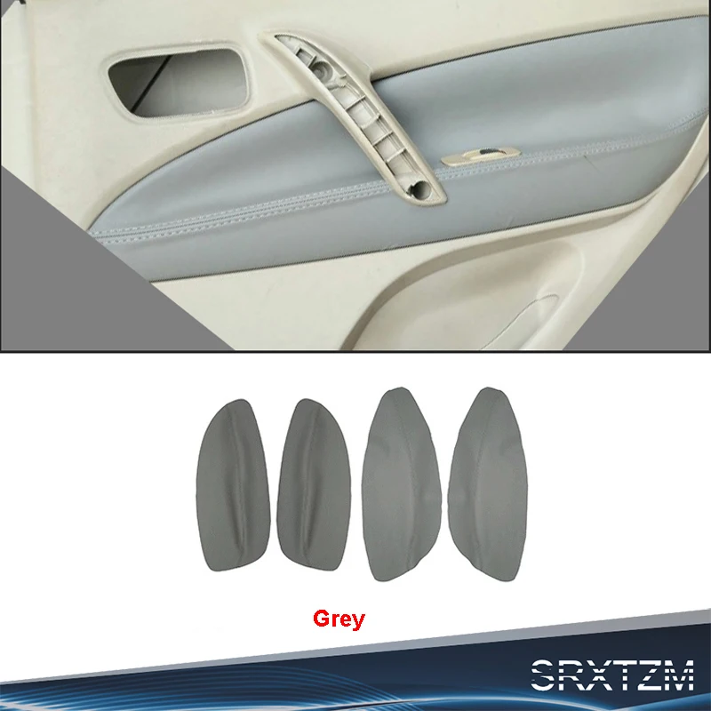 

SRXTZM New Interior Door Panel Armrest Microfibre Leather Protect Cover For Chery Tiggo 2005-2009 Customizable Color 4pcs/set