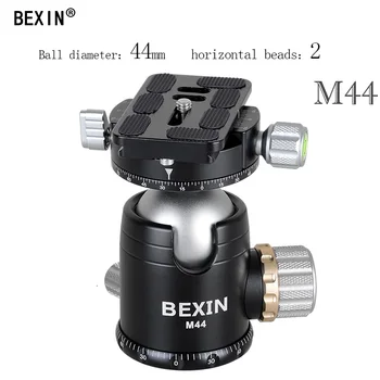 

BEXIN M44 44mm ball 360 degrees profession tripod head with pu70 quick release plate Load Weight 20kg for DSLR Camera