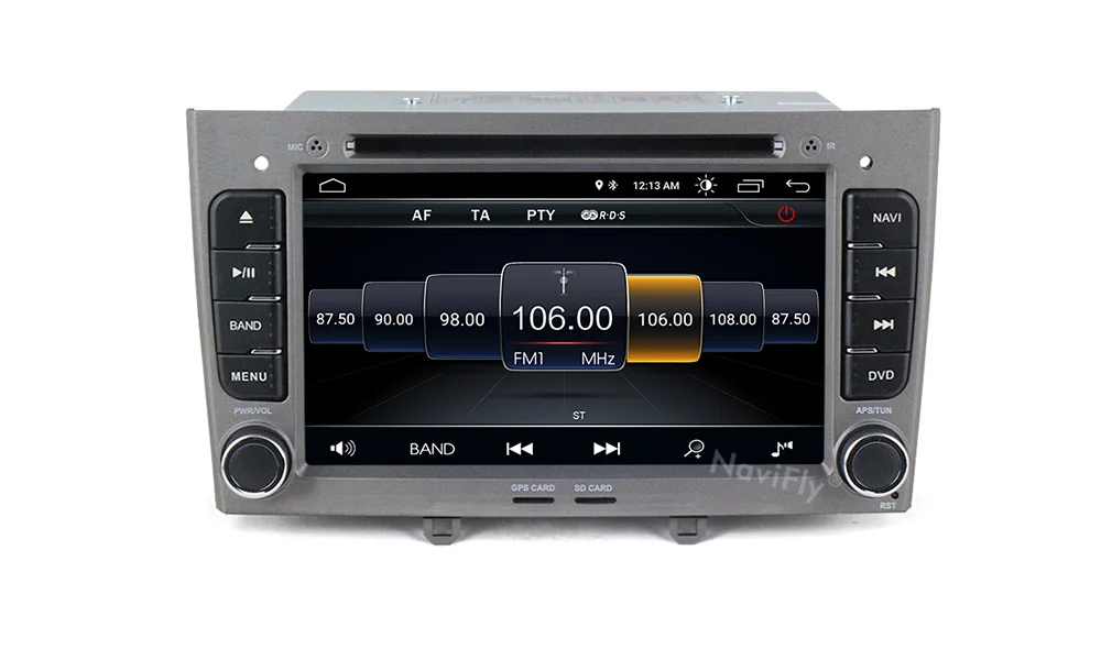 Discount NaviFly Android 8.1 2din Car GPS radio stereo for Peugeot 408 Peugeot 308 308SW Car dvd player with Audio BT canbus RDS 17