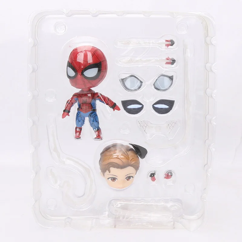 10 см игрушки Marvel Nendoroid 1037 Мстители эндшпиль Железный человек паук ПВХ Фигурка Железный Паук супер герой Коллекционная модель - Цвет: 781 spider no box