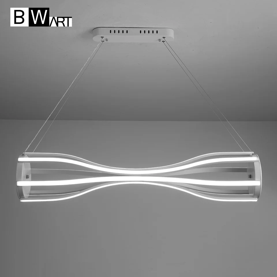 

BWART Modern chandelier led lighting Remote pendant loft chandelier lamp fixture for Dining Living room Bedroom Lobby salon bar