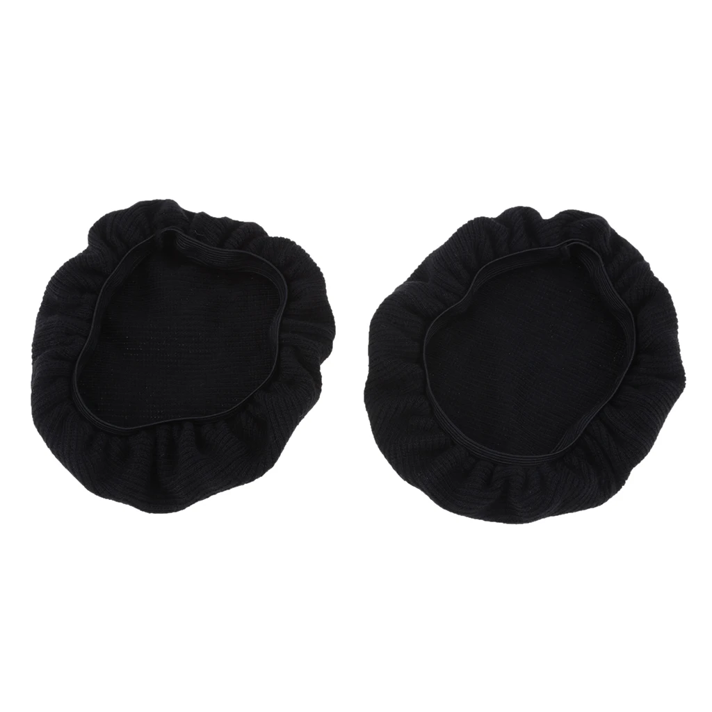 Pairs Black Stretchable Washable Earcup Cover Fabric Headphone Cover for Most On Ear Headphones within 9~11cm Earpads