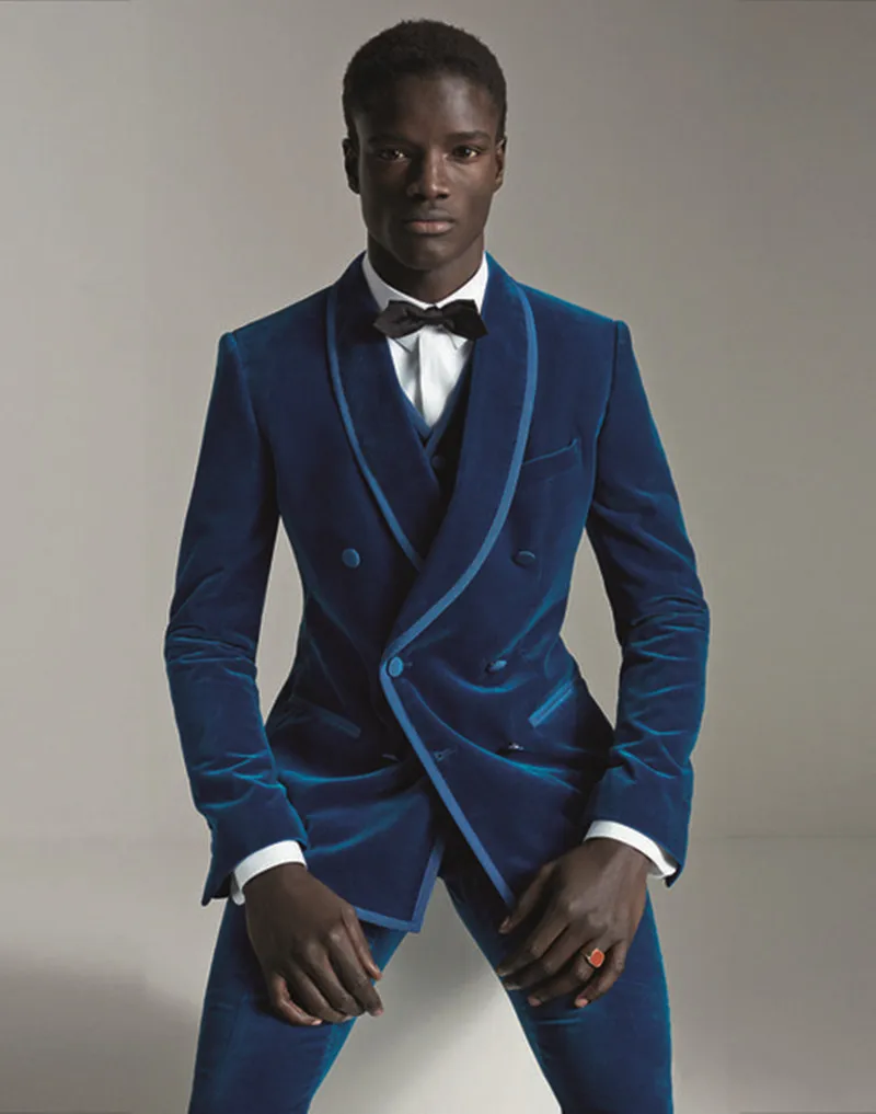 Latest-Coat-Pant-Designs-Royal-Blue-Velvet-Men-Suit-Double-Breasted-Slim-Fit-3-Piece-Tuxedo (1)