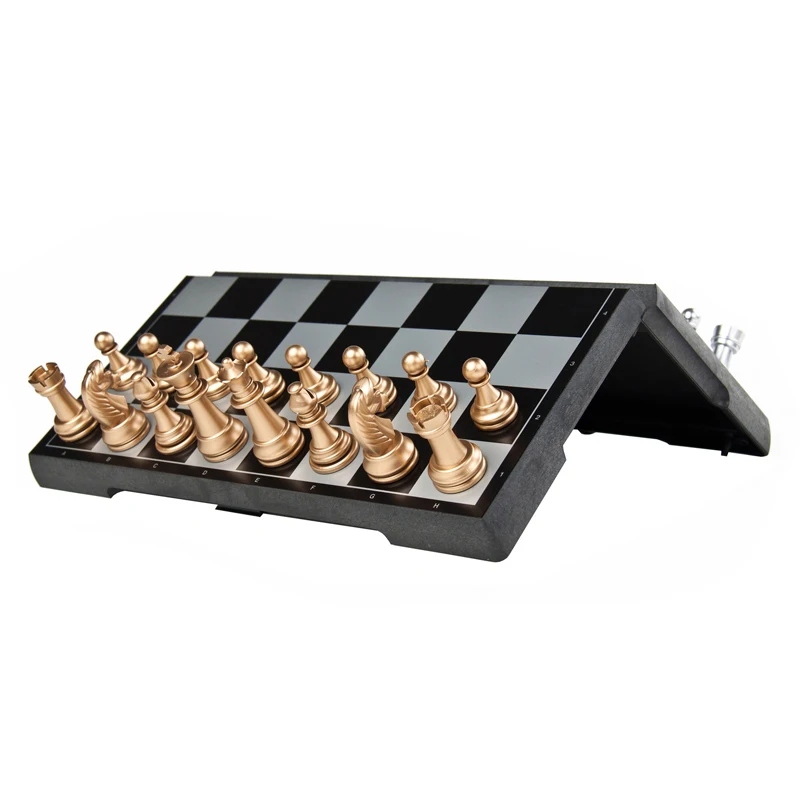 Chess Set Portable Classic Folding Travel Magnetic woody Chess Set