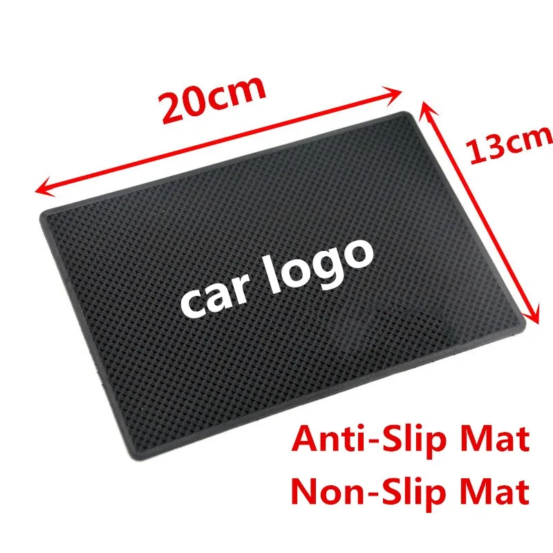 1pc Anti slip Mat Non Slip Pad With Car Logo For All Cars Custom Model