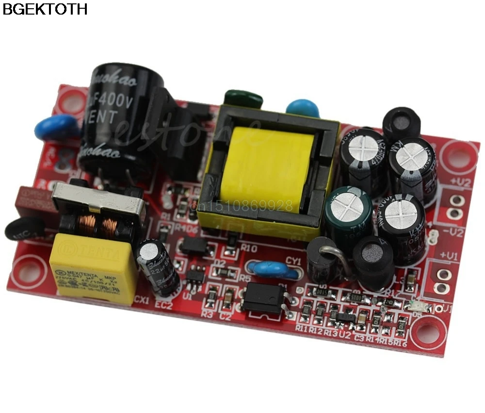 12V 1A/5V 1A AC-DC понижающий преобразователь двойная изоляция выходной модуль питания