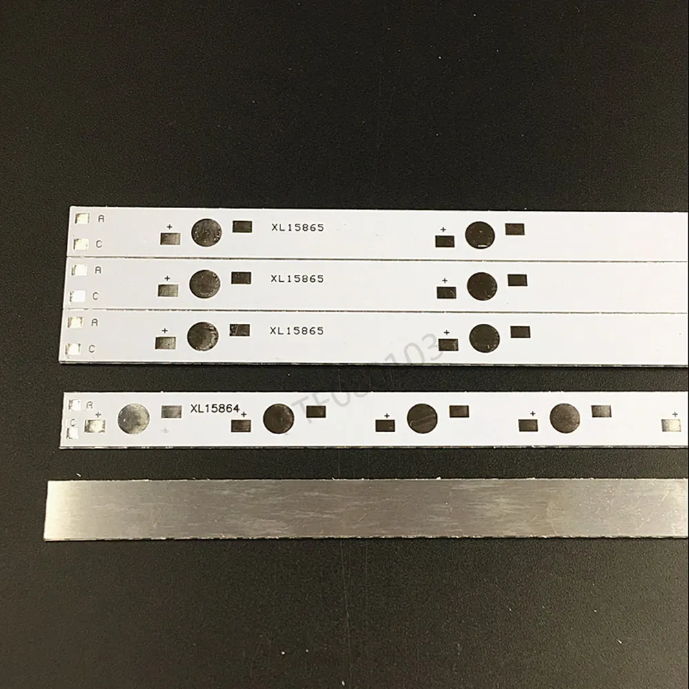 5 шт. 30 см x 1 см Алюминиевый pcb монтажная плата для 6x1 Вт, 3 Вт, 5 Вт Светодиодный в серии