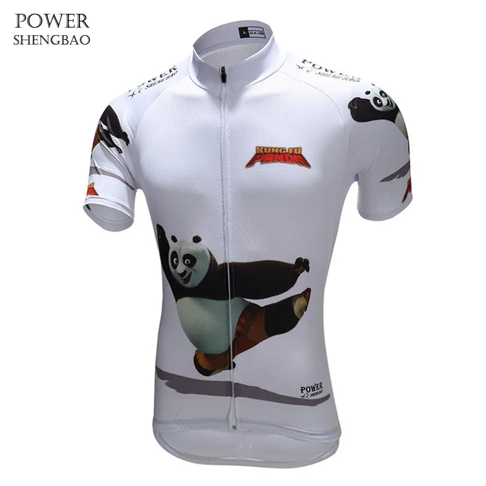 POWER SHENGBAO Breathable Mountain Bicycle Cycling Clothing/Kongfu Panda Quick Dry racing Bike