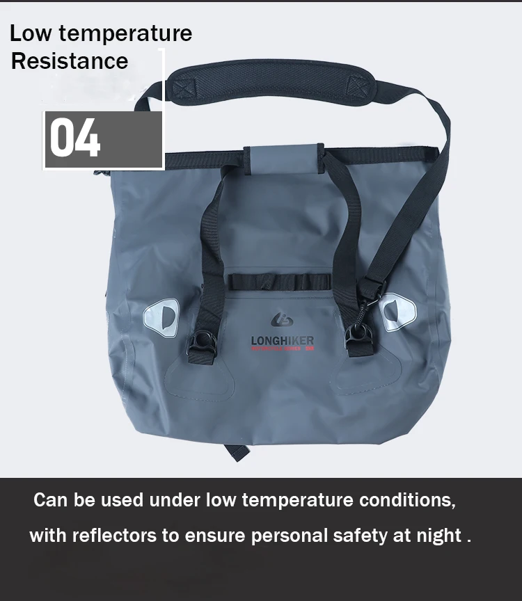 LONGHIKER 40L/60L спортивная водонепроницаемая сумка из ПВХ для тренажерного зала и фитнеса, водонепроницаемая сумка для езды на велосипеде и плавания, дорожная сумка для тренировок