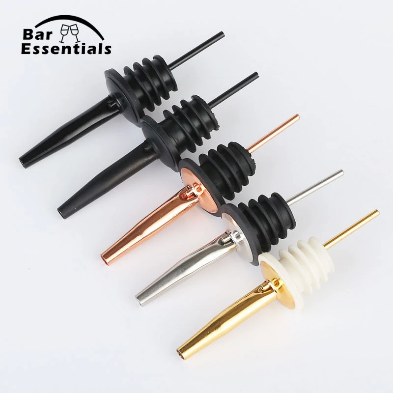 4x Liquor Spirit Pourer Free Flow Wine Bottle Pour Spout Stopper Stainless,St JQ 4x Liquor Spirit Pourer Free Flow Wine Bottle Pour Spout Stopper Stainless,St JQ