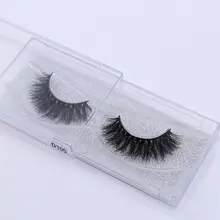 1 пара 3D норковые Накладные ресницы ручной работы с разноцветными шнурками-Крест пышные накладные ресницы, инструменты для макияжа,# D105