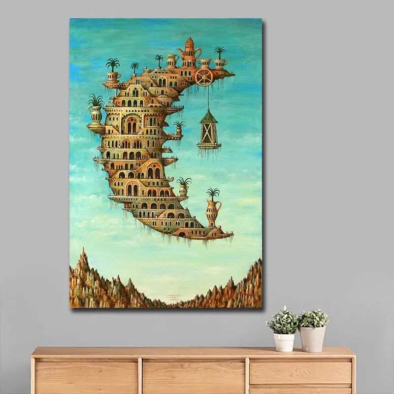 GOODECOR Big Size Posters and Prints Modern Printed Oil Painting Canvas Wall Pictures for Living Room Home Decoration Dropship
