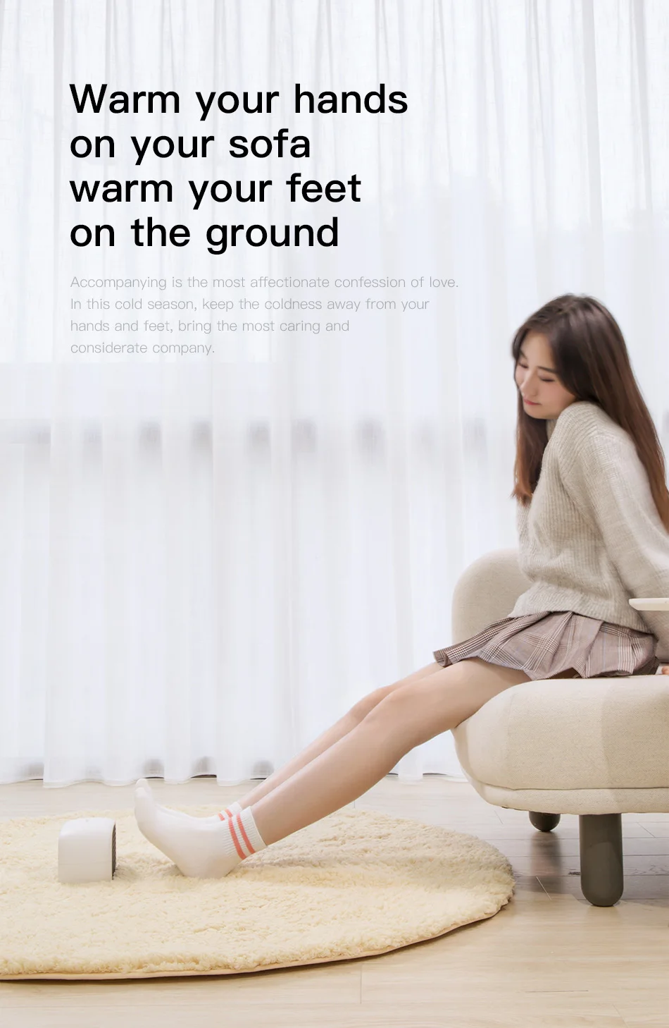 Máy sưởi điện cầm tay Baseus