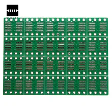 Circuit électronique 20 pièces SOP8 SOIC8 SOIC8 SMD à DIP8 adaptateur PCB carte convertisseur Double face 0.65mm/1.27mm