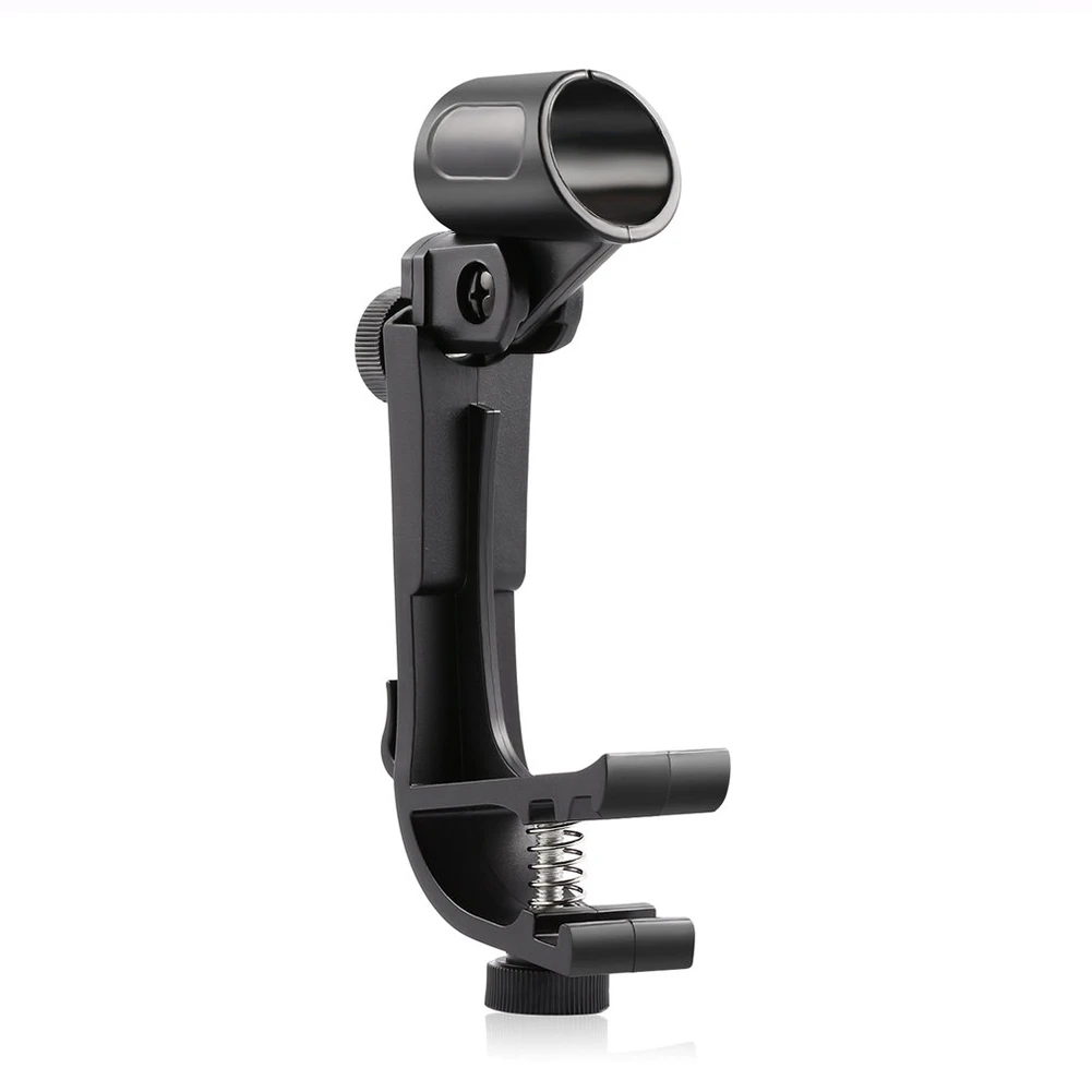 

2Pcs Pro Adjustable Clip On Drum Rim Shock Mount Microphone Mic Clamp Holder