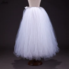 Aohaolee модная пышная фатиновая юбка 100 см Женская юбка-пачка бальное платье для свадебной вечеринки винтажная юбка в стиле Лолиты Falda Mujer Saias