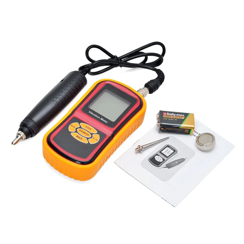 GM63B цифровой Виброметр прибор измеряет ручной анализатор тестер Манометр мультиметр электрический инструмент