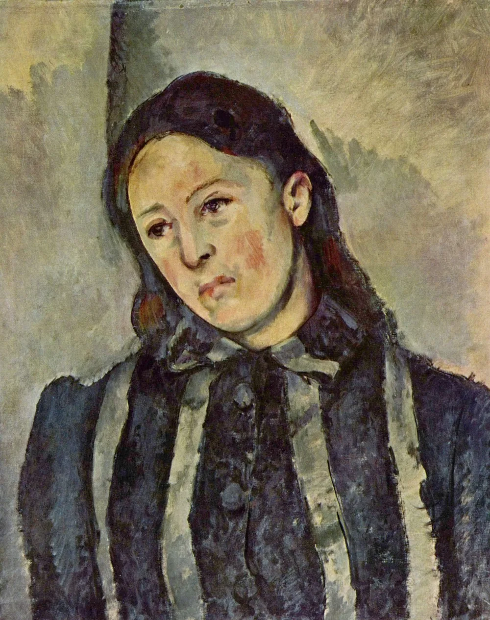 

Paul Cezanne Oil Painting Reproduction,handmade oil painting,madame-cezanne-with-unbound-hair,canvas oil painting,high quality
