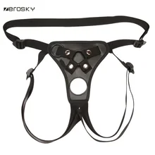 Zerosky Beginner Strap On Harness Nylon Strap On Dildo Sex Toys For Couples Adjustable Lesbian Adult Sex Toy with O Ring