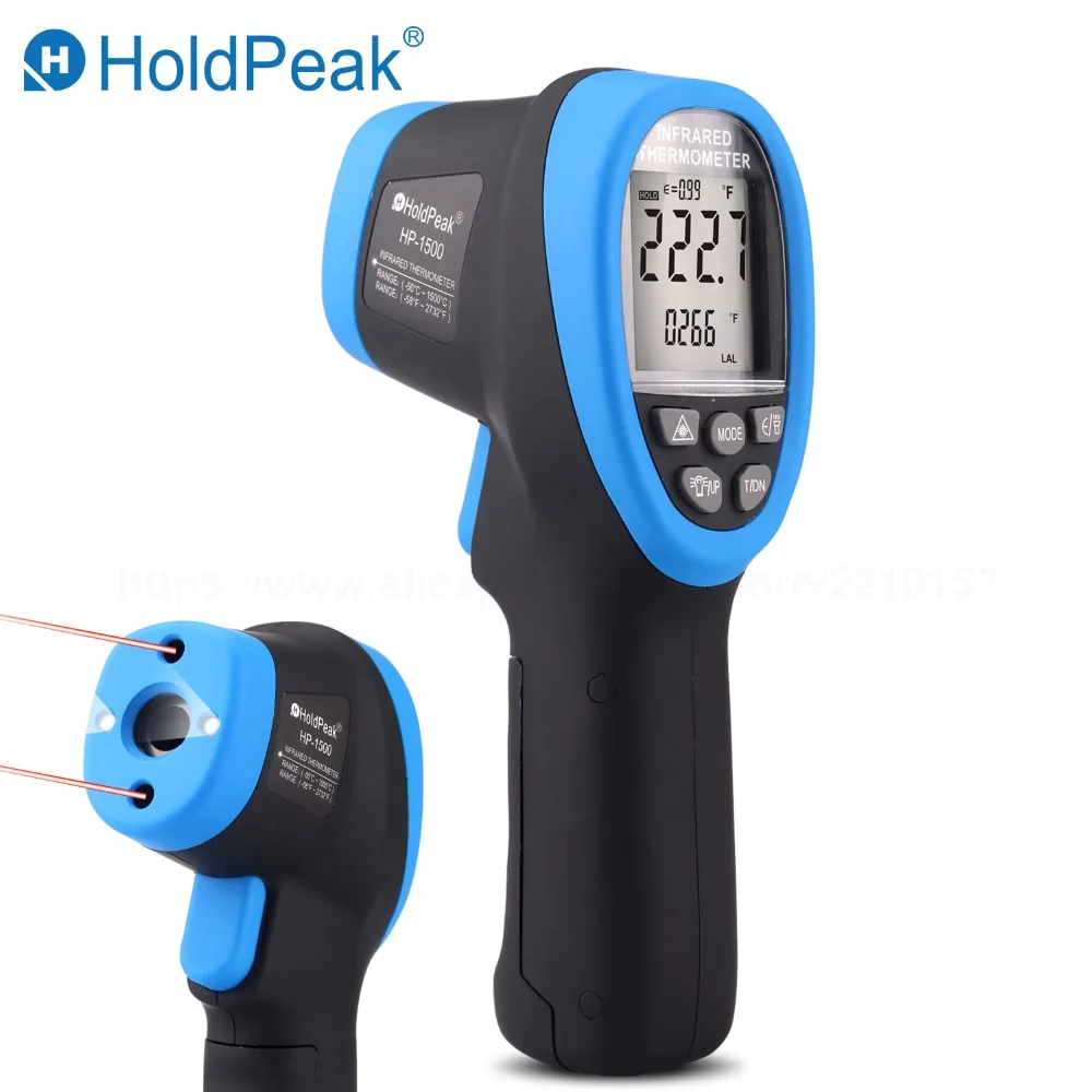 HoldPeak Non contact Industrial Infrared Thermometer 501500 degree