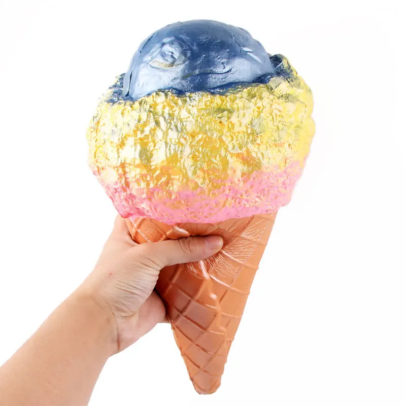 

2018 New Extra Big Ice Cream Squishy Slow Rising Huge Squishies Simulation Cake Large Soft PU Squish Relief Antistress Kid Gifts