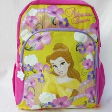 Новая мода Красавица и Чудовище Белль принцесса девочки Школьные сумки Дети мультфильм рюкзак сумка для детей