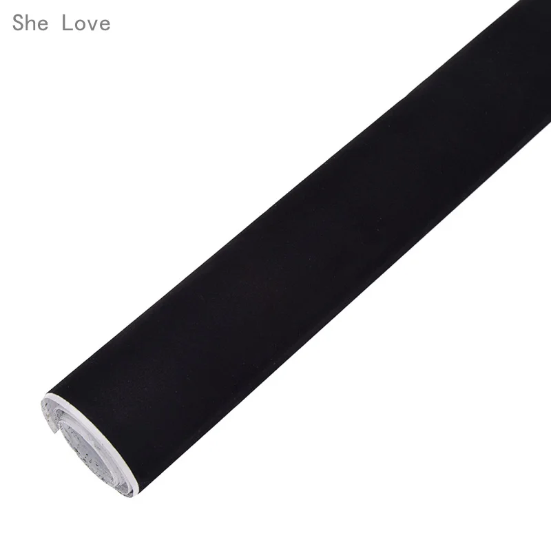 Она любит самоклеющиеся бархатные ткани для сумок одежды DIY материал ремесло изготовление аксессуаров