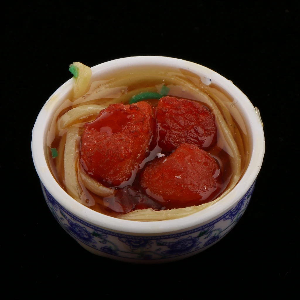 1/12 dollhouse miniatures Chinese Food kitchen accessories Great for your dolls house dining table decoration Kitchen Toys