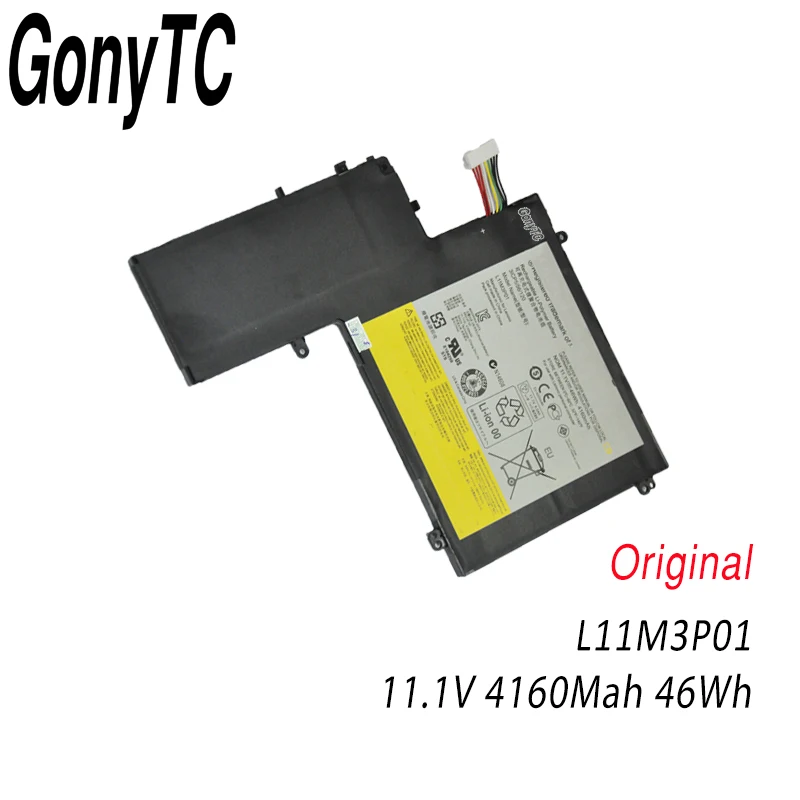Оригинальный аккумулятор GONYTC для ноутбука L11M3P01 3ICP5/56/120 Ideapad U410 ThinkPad S5 S531 U310 11 1 В 6