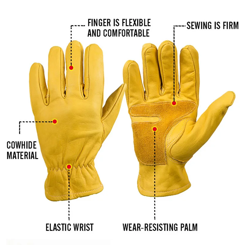 OZERO спортивные перчатки мужские мотоциклетные лыжные перчатки из воловьей кожи ветрозащитные Анти-холодные анти-водительские безопасные походные охотничьи перчатки Revit 1016