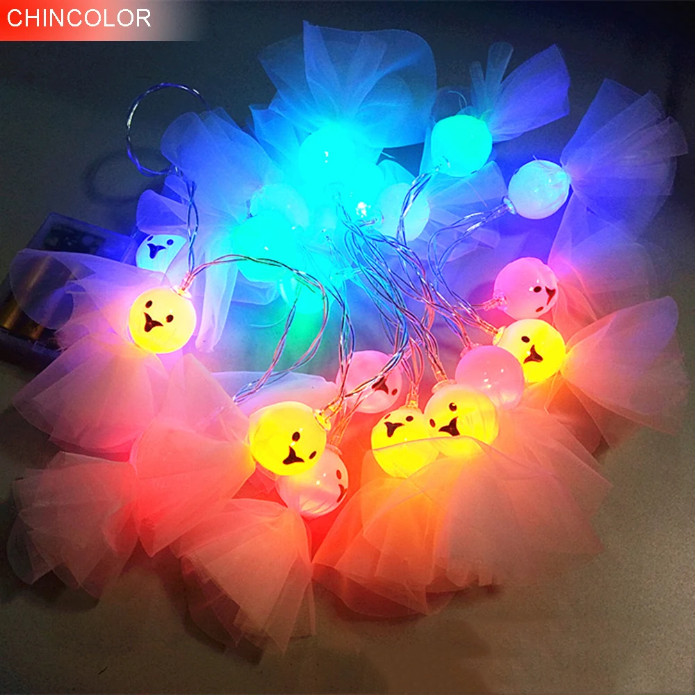 Празднисветильник гирлянда s Holloween Sunny Dolls светодиодная Светильник рлянда 2 5 м 10