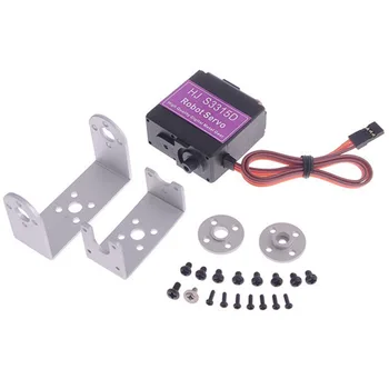 

HJ S3315D 15KG Torque Brushless Motor Servo Digital Metal Gear Robot Servos