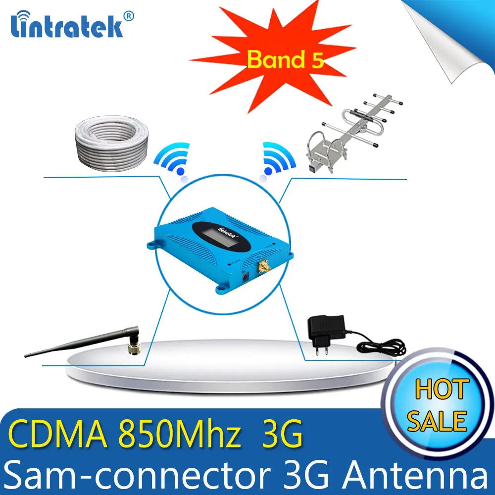 Усилитель сигнала Lintratek GSM LTE 850 МГц CDMA 3G 4G МГц|Усилители сигнала| |