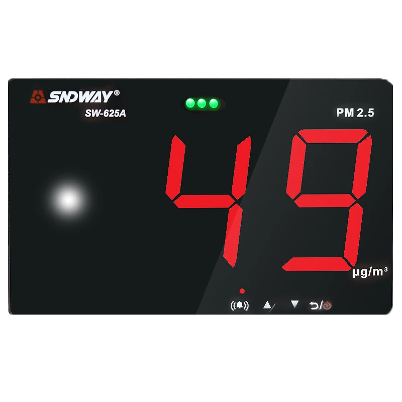 

SNDWAY SW625A PM2.5 Air quality Detector Dust Particle Detector Environmental Air pollution Monitor Air Quality Monitor